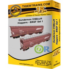 BNSF 5188cuft Hopper Set 1